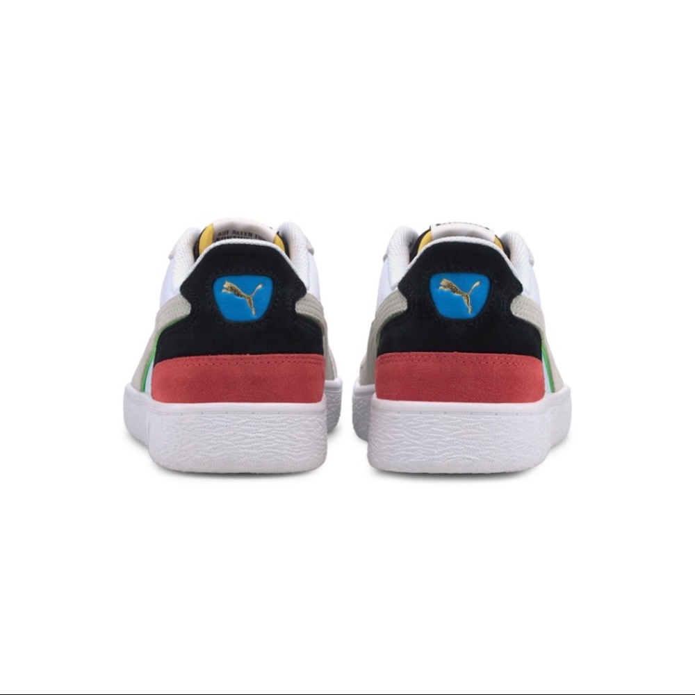 Men’s Puma Ralph Sampson low sneakers casual white black red green blue US 8 - Picture 9 of 9